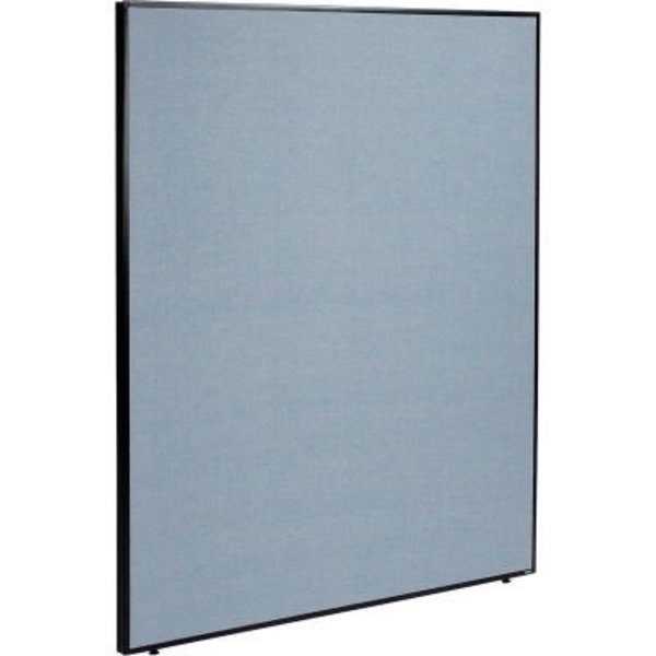 Gec Interion Office Partition Panel, 60-1/4inW x 96inH, Blue OFP060R-96-BL